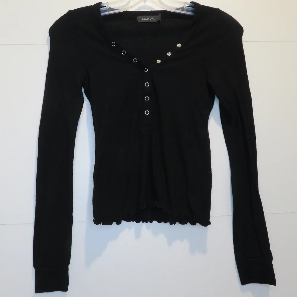 Glassons Ribbed Top - Picture 1 of 3